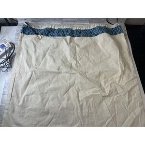 Tory Burch NWOT Large Purse Dust Bag Shoe Storage Large 23" x 22.50" blue cream